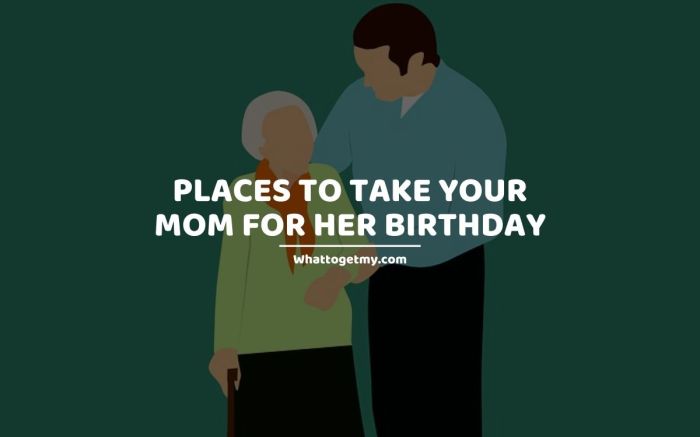 Lugares para llevar a tu mamÃ¡ en su cumpleaÃ±os